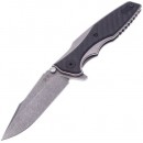 Нож складной ZERO TOLERANCE 0393GLCF, Carbon Black, CPM 20CV клинок P 8,9 см